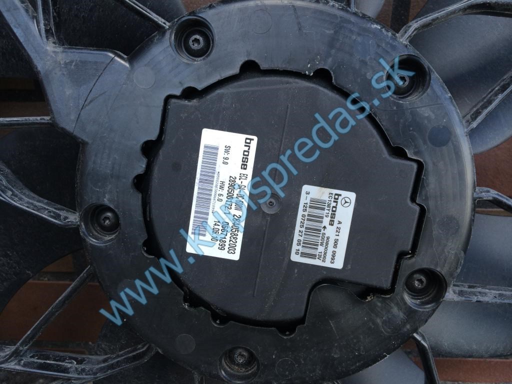 Ventilátor chladiča MERCERDES S W221